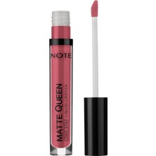 Nacario Note Cosmetics Matte Queen Lipstick 12 Blush Amour Kalıcı Likit Ruj, Pembe