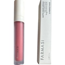 Nacario Farmasi Mat Likit Ruj 01 Perfect Rose