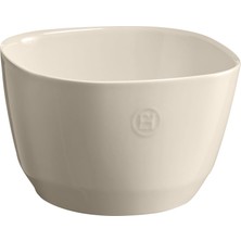 Nacario Emile Henry Fransa'da Üretilmiştir Seramik Orta Salata Kasesi 22,2 cm x 21,7 cm x 14 cm - 3,5qt |kil