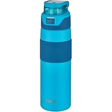 Nacario Tkk 600ML Pipetsiz Çift Yalıtımlı Paslanmaz Çelik Termos Matara 6 Saat Sıcak/soğuk (Turkuaz)