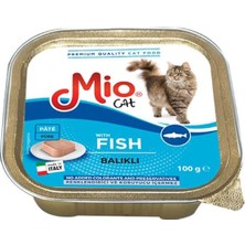 Nacario Mio 100 gr Kedi Yaş Mama, Balıklı x 32 Adet