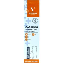 Nacario Immune C-Vit Malt Paste C Vitaminli Kedi ve Köpek Bagisiklik Güçlendirici Malt Macunu 100 gr
