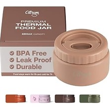 Nacario Citron Vakumlu Paslanmaz Çelik Yemek Termosu 250 ml - Blush Pink 1196397