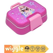Nacario Wiggle Bento 1030ML Lunchbox Barbie Temalı Lisanslı Tek Katlı 2 Bölmeli Paslanmaz Çelik Sefer Tası Yemek Kutu