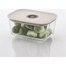 Nacario Neoflam Fika Clik Bej Dikdörtgen Saklama Kabı 800 ml