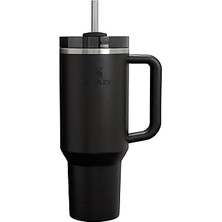 Nacario Stanley 1913 Quencher H2.0 Flowstate Tumbler 1,2 L - Termo 11 Saat Soğuk Korur - 48 Saat Donma - Paslanmaz Çelik Su Şişesi - Termal Bardak - Termal Bardak Bpa Içermez - Siyah 2.0