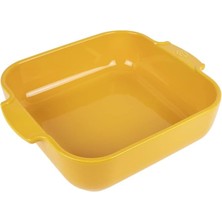 Nacario Peugeot Appolia Kare Fırın Kabı Safran Sarı 28 cm