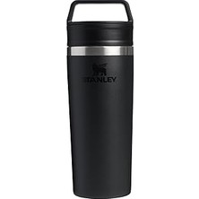 Nacario Stanley Cafe To-Go Travel Mug Termos Bardak, 0.47 L, Siyah 2.0