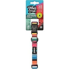 Nacario M-Pets Urban Style Jazz Strıpes Boyun Tasması (M)