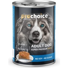 Nacario Prochoice Yetişkin Köpekler Için, Sardalya ve Hamsi Balıklı Ezme, 400 G x 12 Adet