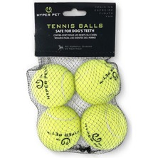 Nacario Hyper Pet Tenis Köpek Oyun Topu Yeşil 4'lü Paket (Orta Boy)