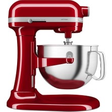 Nacario Kitchenaid Artisan Kaldırılabilir Kaseli Stand Mikser, Empire Red, 5,6 L