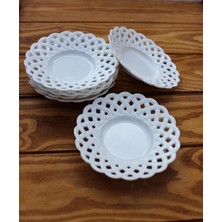 Nacario Porselen Çay Tabak Dantel 6 Lı 51572