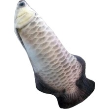 Nacario Beeztees Eastland PLD0323M Peluş Evcil Hayvan Oyuncağı, Gümüş Arowana Şekilli, 40 cm