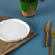 Nacario Aryıldız Lunar Yuvarlak Servis Tabağı Modern Porselen Renkli 18 cm