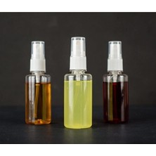 Nacario Acity 50 Adet 50ML Boş Şişe Sprey Başlık Kolonya Sıvı Dezenfektan Likit Şişe