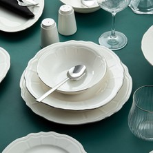 Nacario Tiffany Platin 30 Parça 6 Kişilik Yemek Takımı