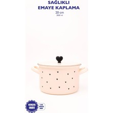 Nacario Black Cupid Emaye 20CM Tencere- 3 Litre