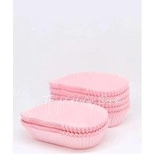 Nacario Takribi 200 Adet Büyük Boy Pembe Ekler Kağıdı 8.5x4 Cm, Baklava Sunumluk, Muffin Kek Kalıbı