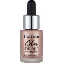 Nacario Flormar Glow Drops Doğal Mineral Içeren Damlalıklı Likit Aydınlatıcı - 8682536019941