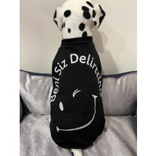 Nacario Yeni Sezon Köpek ve Kedi Kıyafeti - Siyah Beni Siz Delirttiniz Xl Beden