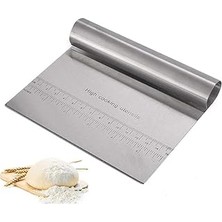 Nacario Orret Home Çelik Hamur Kesici,metal Hamur Sıyrıcı,pasta Sıyırma Aparatı,hamur Dilimleyici,pasta ve Pastacılık Için Çelik Şekillendirici ve Hamur Porsiyonlayıcı