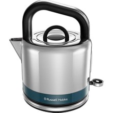 Nacario Russell Hobbs Distinctions 26421-70 Su Isıtıcısı [1,5 L] Paslanmaz Çelik Okyanus Mavisi (Hızlı Kaynatma Fonksiyonu, Çıkarılabilir Kireç Filtresi,harici Su Seviyesi Göstergesi)