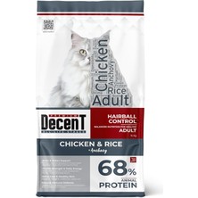 Nacario Decent Premium Tavuklu ve Pirinçli Yetişkin Kedi Maması 15 kg
