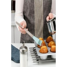 Nacario Ikea Bakglad Silikon Yumurta Hamur Pasta Fırçası Bej Mavi 26 cm BN60485551