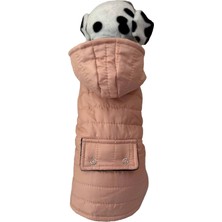 Nacario Içi Polarlı Kapitone Köpek ve Kedi Yeleği & Ceketi Yavruağzı Xl