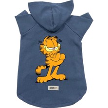 Nacario Kapişonlu Polar Sweatshirt Köpek ve Kedi Kıyafeti & Elbisesi - Garfield S Beden