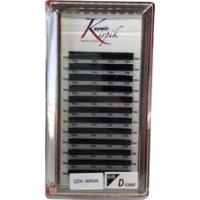 Nacario Çek- Bırak D Kıvrım 0.05 mm 10 Numara Tek Boy Kirpik