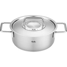 Nacario Fissler Pure Collection Metal Kapak Kısa Tencere 24 cm