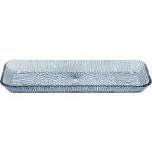 Nacario Bıtz Bıtz Kusintha Servis Tabağı Dikdörtgen Mavi 38 x 14 x 3 cm
