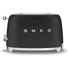 Nacario Smeg Mat Siyah Retro 2x1 Ekmek Kızartma Makinesi