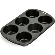 Nacario Kaiser Inspiration Muffinform, Für 6 Muffins, 29 x 18 cm Standardgröße, Antihaftbeschichtet, Kurze Backzeit Für Süße Und Herzhafte Rezepte