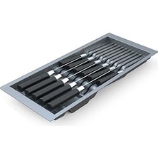 Nacario Tify Mutfak Çekmece Içi Antresit Modüler Bıçaklık 20,5cm x 48CM (Boydan 4cm Kesilebilir)