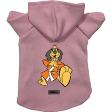 Nacario Kapişonlu Polar Sweatshirt Köpek ve Kedi Kıyafeti & Elbisesi Pembe Hong Kong L