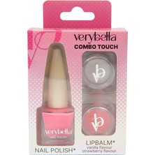 Nacario VRB37000 Very Bella - Bakım Seti (2 Farklı Renk ve Aromalı Lip Gloss+Oje)