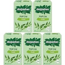 Nacario Doğadan Yeşil Çay Sade 20'li x 3 Adet