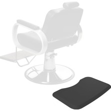 Nacario Saç Stilisti Için Yorgunluk Önleyici Salon Paspası Kaymaz Antika Serisi Salon ve Berber Dükkanı Sandalye Zemin Paspası (40 x 60 cm x 12,8 Cm, Siyah)