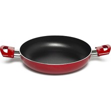 Nacario Papilla Redio 20 cm Yumurta Sahanı, Kırmızı
