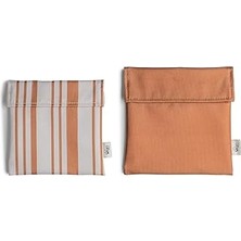 Nacario Citron Tekrar Kullanılabilir Sandviç Çantası 2'li Set - Caramel 1060209