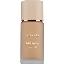Nacario Alix Avien Kırışıklık Karşıtı Nemlendirici SPF30 Parlak Bitişli Fondöten Care Enhancer 813 Pale Amber