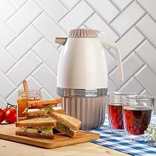 Nacario Schäfer Hause 2 Litre Cam Termos-Bej