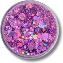 Nacario Jel Formlu Parlak Glitter Jade Pink, GLITTERMZ1000