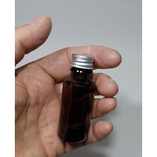 Nacario 10 Adet Boş Gümüş Renk Kapaklı Kolonya Şişesi Doldurulabilir Cep Amber Renk Cam Parfüm Şişesi 20 ml 8697431743345