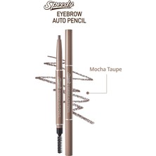 Nacario Perıpera Doğal Görünüm Sunan Asansörlü Kaş Kalemi Speedy Eyebrow Auto Pencil (04 Mocha Taupe)