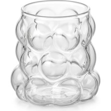 Nacario Borosilikat Cam Bardak, 300 ml Kapasite, Isıya Dayanıklı Yapı, Makinede Yıkanabilir, Ev Ofis Restoran Için Kullanıma Uygun Borosilikat Cam Çay Kahve Espresso Latte Sunum Bardağı