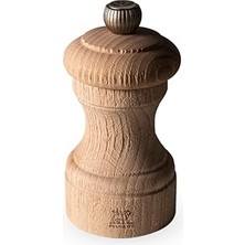 Nacario Peugeot - Tuz Değirmeni Bistro Nature 10 cm + Alp Tuzu - Klasik Öğütme Derecesi Ayarı - Pefc Damgalı Geri Dönüştürülmüş Ahşaptan - Doğal Renkler